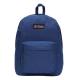 Mochila Basic Lisa Com Bolso Winth Cor Azul Desenho Do Tecido Liso